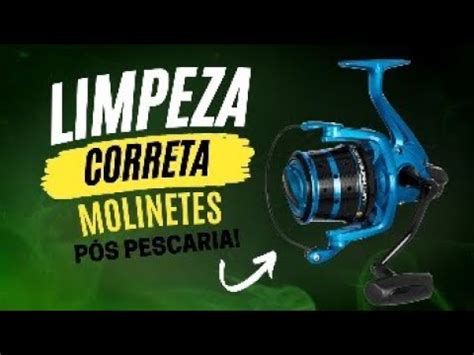 APRENDA Como Fazer A LIMPEZA CORRETA No Seu Molinete CUIDADOS