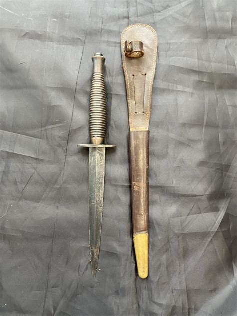 Chase Militaria Ww British Fairbairn Sykes Rd Pattern Commando Dagger