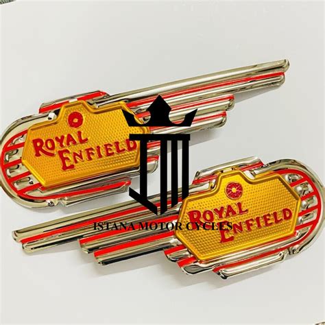 Jual Logo Kit Emblem Fuel Tank Tangki Bensin Royal Enfield Bullet