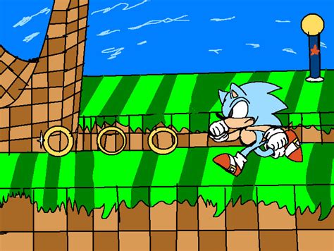 Classic Sonic Green Hill Zone Act one by Pikachu84 on DeviantArt