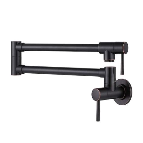 Reviews For Iviga Wall Mounted Brass Pot Filler With 2 Handles In Oil Rubbed Bronze Pg 1 The