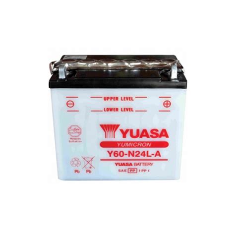 Battery Yuasa Y60N24LA 12V YuMicron Dry Cell Includes Acid Pack