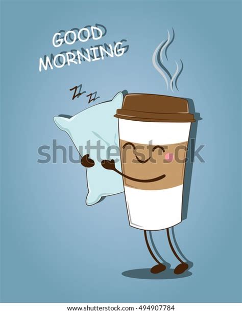 Good Morning Morning Coffee Vector Illustration Stock Vector Royalty