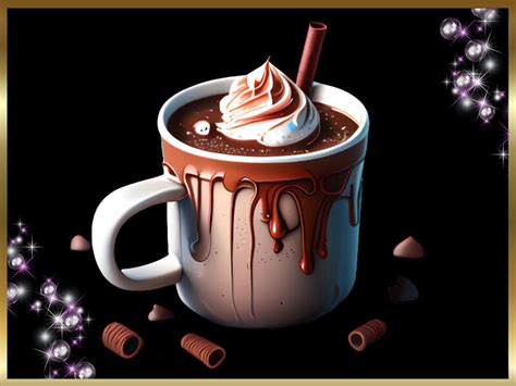 Delicious Hot Chocolate In A Mug Graphic By Cavendish Designs Creative Fabrica