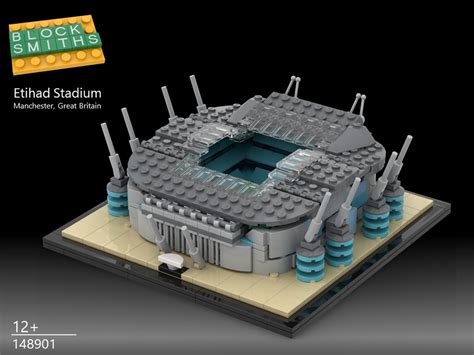 Lego Moc Etihad Stadium Manchester City F C By Blocksmiths