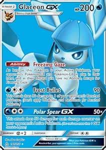 Glaceon GX 141 156 Full Art Pokemon Card Ultra Prism 1x TitanCards