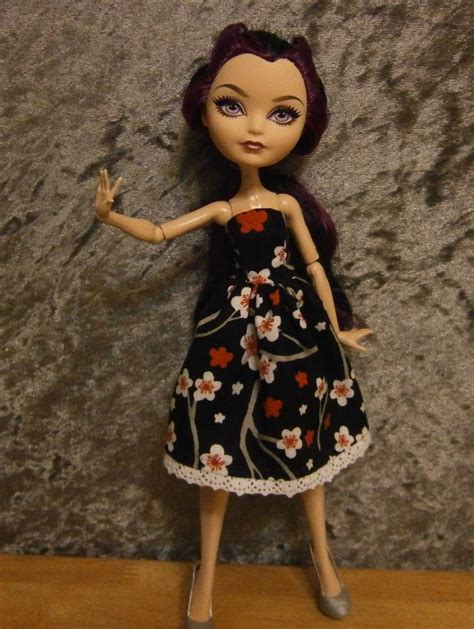 Floral dress for Ever after high dolls