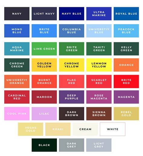 color chart milkman creative