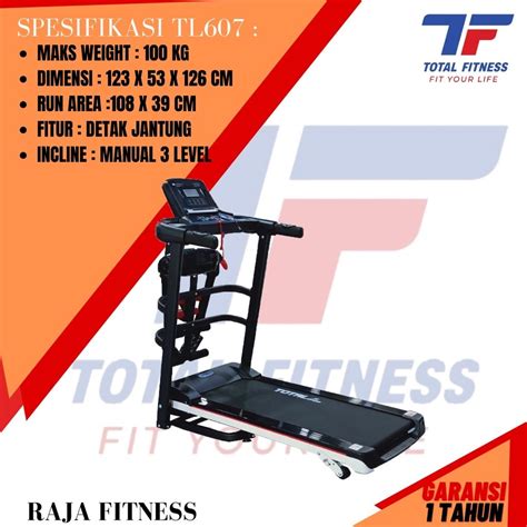 Jual Treadmill Elektrik Hp Tl Alat Fitness Fungsi Fitur Hemat