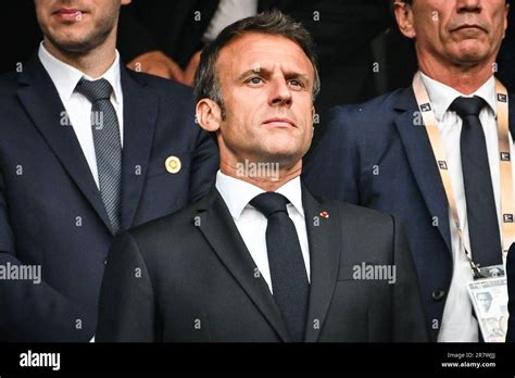 Emmanuel macron june 14 2023 hi-res stock photography and images - Alamy