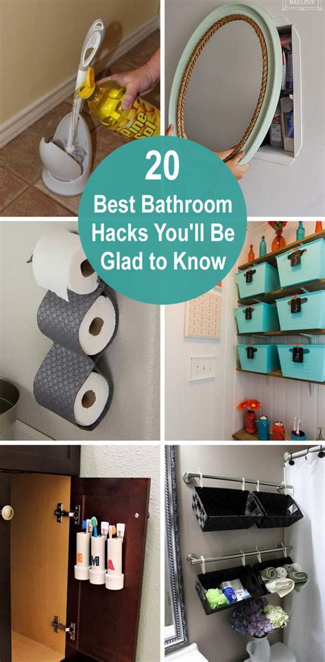 20 Best Bathroom Hacks Youll Be Glad To Know Styletic