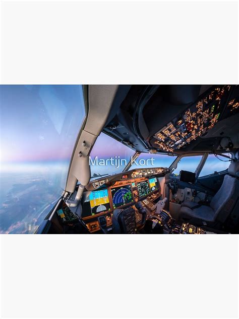 Boeing 737 Max 8 cockpit in flight Premium Matte Vertical Poster sold ...