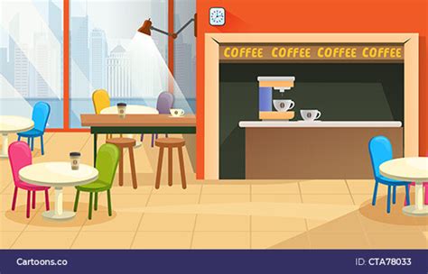 Cartoon Cafeteria Background - Cartoons.co