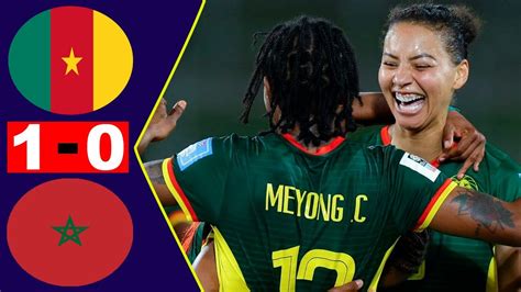 Cameroun Maroc 1 0 Resumé du match amical international féminin 09