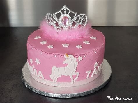 Ma D Co Sucr E G Teau Princesse Licorne