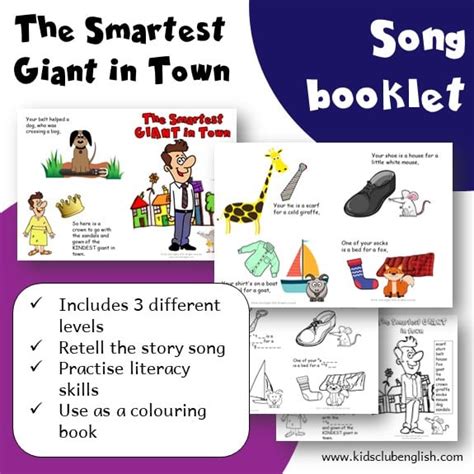 The Smartest Giant in Town Activities Bundle - Kids Club English