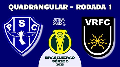 Paysandu X Volta Redonda Pr Jogo Quadrangular Final Rodada