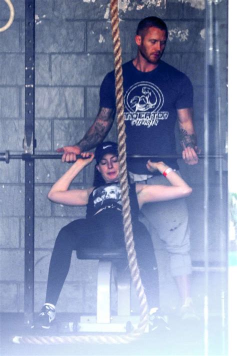 Anne Hathaway: Workout at the gym in LA -04 | GotCeleb