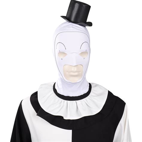 Terrifier 2 Art The Clown Cosplay Costume Jumpsuit Hat Outfits Hallowe