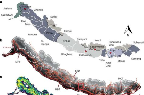 Himalayan Mountain Range Map