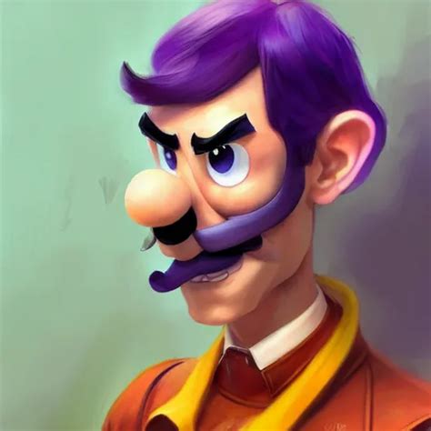 Waluigi By Stanley Artgerm Lau Wlop Rossdraws James Stable