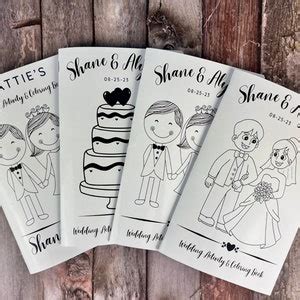 Personalized Wedding Coloring Book for Kids Fun Wedding Favors ...