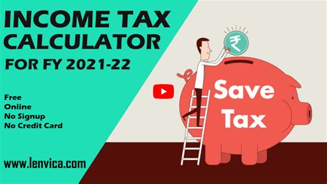 Income Tax Calculator For Fy 2021 22 Ay 2022 23 Lenvica Hrms