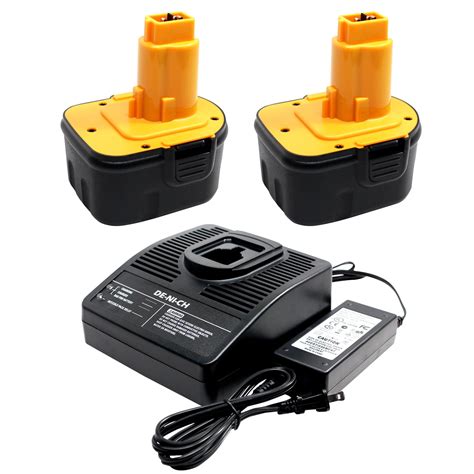 2 Pack DeWalt 12V Battery Universal Charger Replacement 1300mAh