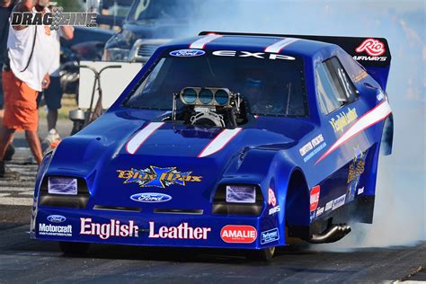 Feature The Blue Max Ford EXP Tribute Nitro Funny Car Dragzine