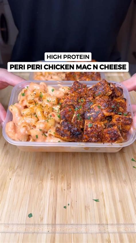 High Protein Peri Peri Chicken Mac N Cheese Only Calories