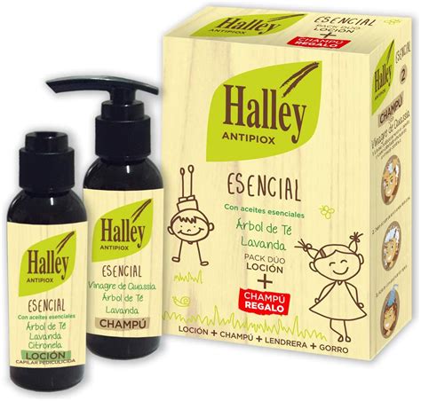 HALLEY Antipiox Tratamiento Antipiojos Pack Loción 100ml Champú