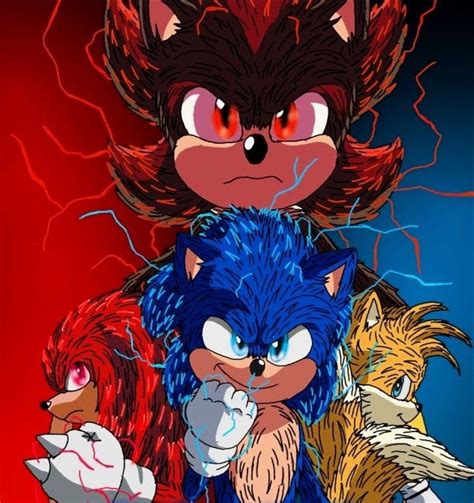 Sonic Movie 3 Poster Idea | Sonic fan art, Sonic the movie, Sonic and ...