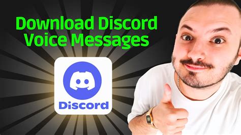 How To Download Discord Voice Messages Quick Guide Youtube