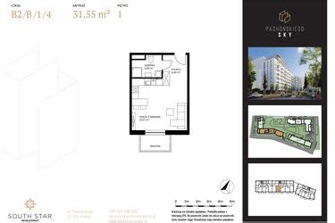Mieszkanie Kraków Prądnik Biały Pachońskiego Sky 1 pokój 31 m² 1