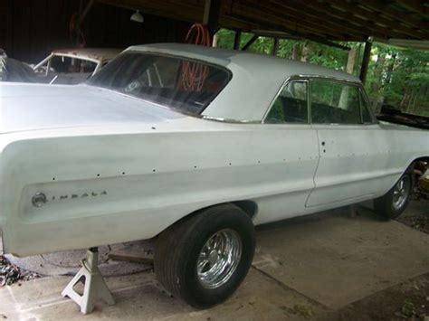 Find Used 1964 Impala Sport Coupe Project Gasser Drag Car Rat Rod Parts Car No Reserve In