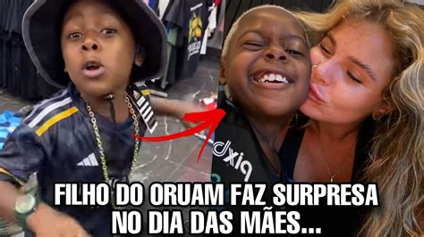 Filho Do Oruam Faz Surpresa Pra Sua M E Fernanda Valen A Youtube