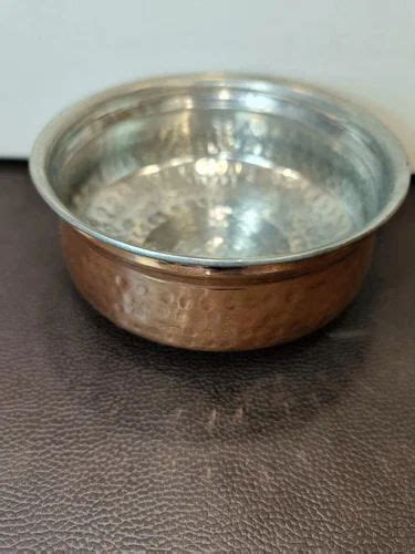 Ml Copper Hammered Serving Bowl Inch At Rs Piece In