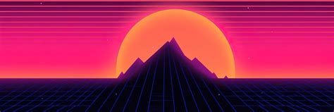 Premium Photo | Aesthetic retrowave wallpaper featuring a vintage 80s ...