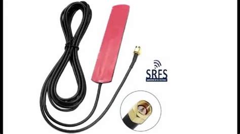 G Dbi Adhesive Antenna With Rg L Mtr Cable Sma M St