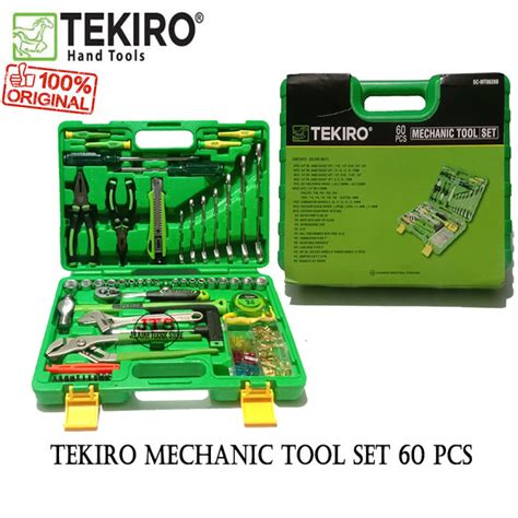 TEKIRO Mechanic Tool Set 60Pcs Toolskit Set Kunci Set Perkakas