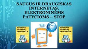 Draugi Kas Ir Saugus Internetas Mokslobaze Lt