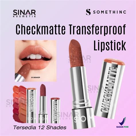 Jual NEW LAUNCH Somethinc Checkmatte Transferproof Lipstick Shopee