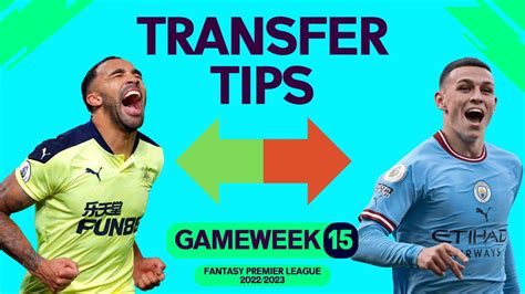 FPL TRANSFER TIPS GAMEWEEK 15 Who To Buy And Sell Fantasy