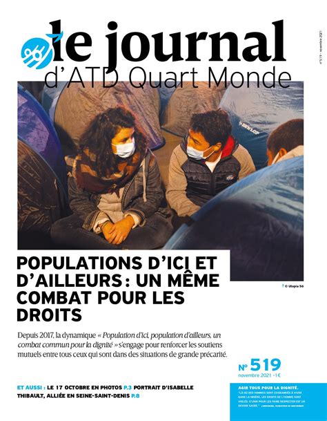 Calaméo Le Journal d ATD Quart Monde de novembre 2021