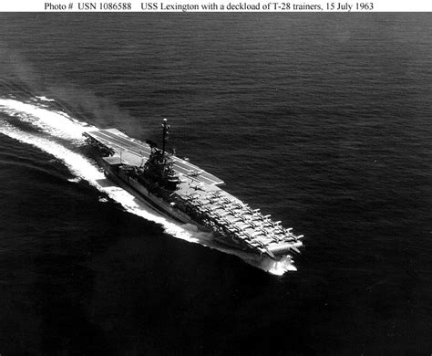 USN Ships USS Lexington CV 16 Later CVA 16 CVS 16 CVT 16 AVT 16