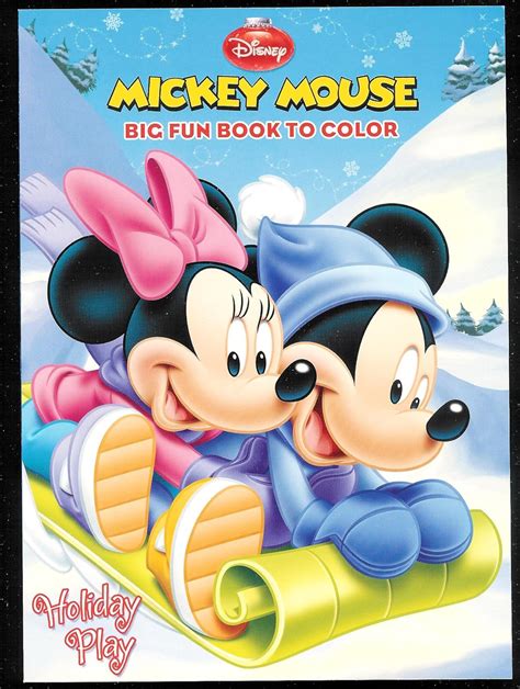 Mickey Mouse Big Fun Book To Color Holiday Play Creative Edge