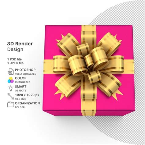 Premium PSD Festive Gift Boxes 3d Modeling Psd File Realistic Festive