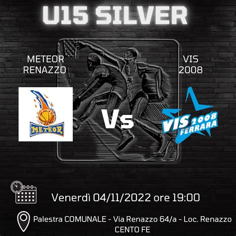 U15 SILVER INIZIO CAMPIONATO PER COACH PISELLI E I SUOI RAGAZZI Vis