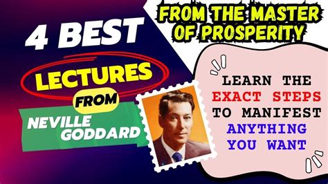 Best Lectures From Neville Goddard The Most Powerful Manifestation