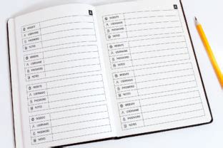 Password Log Book With Alphabetical Tabs Graphic By Medelwardi